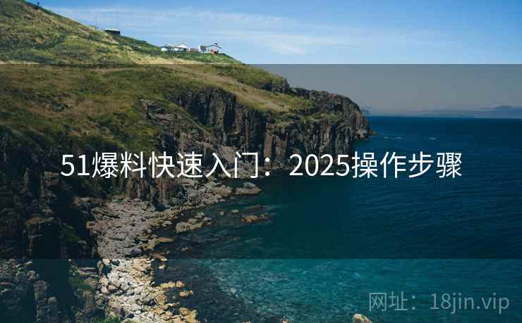 51爆料快速入门：2025操作步骤
