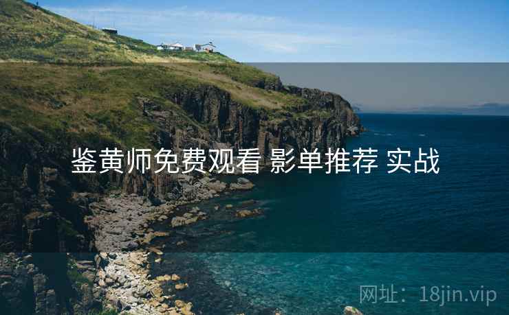 鉴黄师免费观看 影单推荐 实战