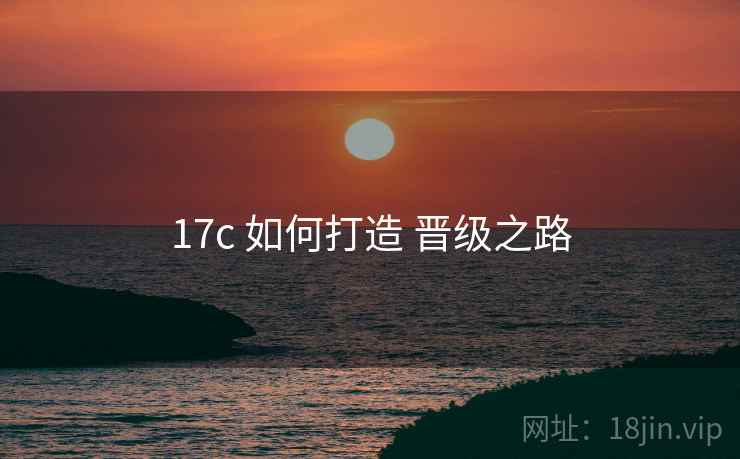 17c 如何打造 晋级之路