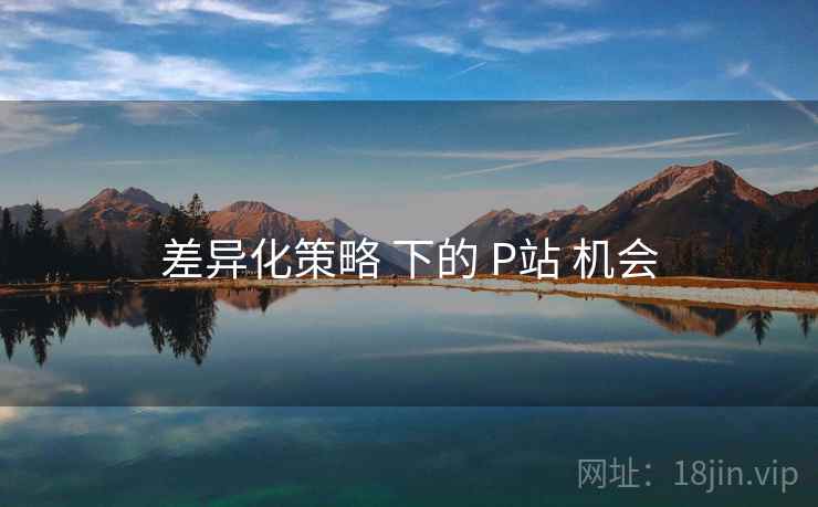 差异化策略 下的 P站 机会