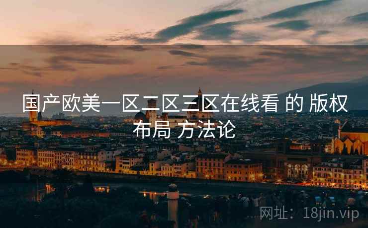 国产欧美一区二区三区在线看 的 版权布局 方法论