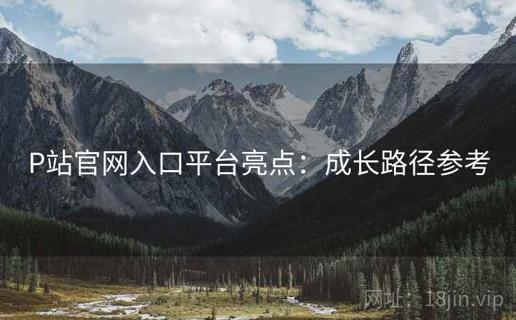 P站官网入口平台亮点：成长路径参考