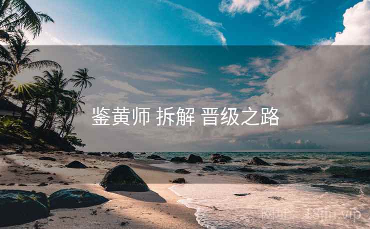 鉴黄师 拆解 晋级之路